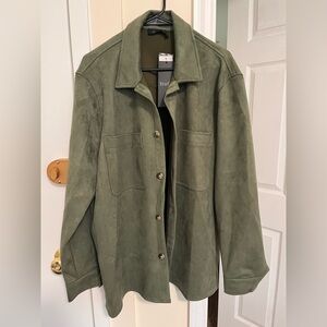 Truth Sage Green Utility Jacket for Women